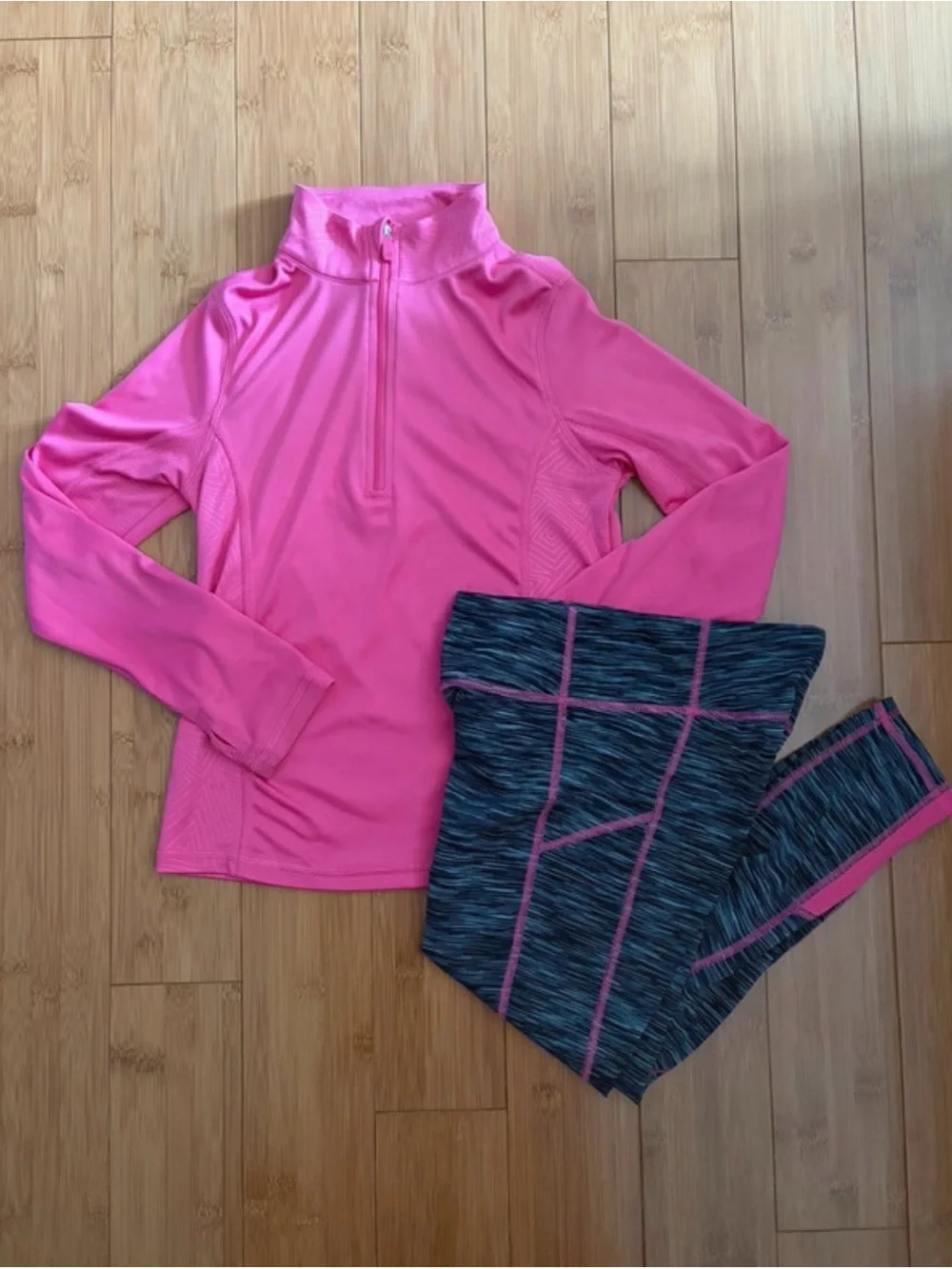 Danskin•Girls’ Active Drimore Quarter Zip & Leggings | Medium (7/8)